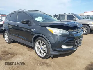 2014 Ford Escape Titanium with VIN 1FMCU9J93EUE27803, listed as a IAAI auction lot 42028249 with 131,194 mi miles and . Bid and sale history available at DreamBid. Image 1.