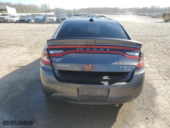 2014 Dodge Dart Limited with VIN 1C3CDFCB6ED791754, listed as a Copart auction lot 49585105 with 78,700 mi miles and Salvage Title. Bid and sale history available at carsss.com. Image 6.