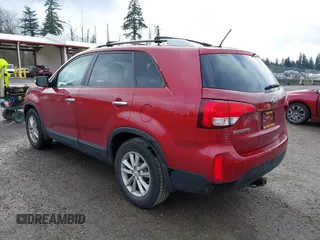 2014 Kia Sorento LX with VIN 5XYKT3A60EG438426, listed as a IAAI auction lot 41765847 with 166,897 mi miles and . Bid and sale history available at carsss.com. Image 3.