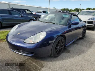 2001 Porsche 911 with VIN WP0CA29981S653141, listed as a Copart auction lot 77807454 with Not Provided miles and Salvage Title. Bid and sale history available at DreamBid. Image 1.