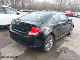 2012 Scion tC with VIN JTKJF5C72C3024241, listed as a IAAI auction lot 41750123 with 136,695 mi miles. Bid and sale history available at carsss.com. Image 4.