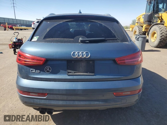 2018 Audi Q3 Premium with VIN WA1BCCFS3JR008904, listed as a Copart auction lot 56751425 with 75,943 mi miles and Salvage title. Bid and sale history available at DreamBid. Image 6.