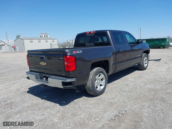 2015 Chevrolet Silverado 1500 LT with VIN 3GCUKREC8FG510992, listed as a IAAI auction lot 41966354 with 176,347 mi miles. Bid and sale history available at carsss.com. Image 4.