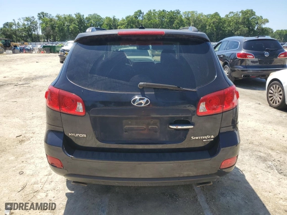 2008 Hyundai Santa Fe SE with VIN 5NMSH13E88H187143, listed as a Copart auction lot 52790055 with 243,459 mi miles and Clean Title. Bid and sale history available at carsss.com. Image 6.
