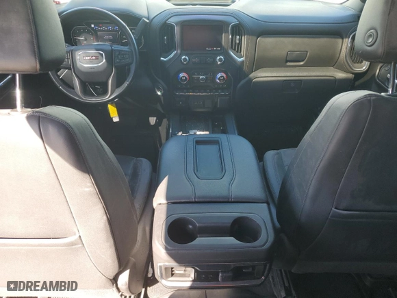 2022 GMC Sierra 1500 Limited AT4 with VIN 1GTP9EEL4NZ163676, listed as a Copart auction lot 76109224 with 55,694 mi miles and Salvage Title. Bid and sale history available at carsss.com. Image 8.