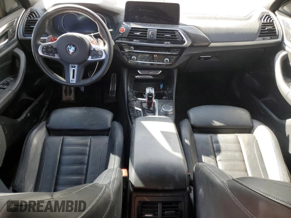 2020 BMW X4 M Competition z VIN 5YMUJ0C09L9B90367, wystawiony jako Copart lot #46588424 z przebiegiem Nie podano mil oraz Szkoda całkowita • Salvage title. Historia ofert i sprzedaży dostępna na DreamBid. Obrazek 8.