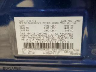 2009 Mitsubishi Galant ES with VIN 4A3AB36F19E026289, listed as a Copart auction lot 84390304 with 132,536 mi miles and Salvage Title. Bid and sale history available at carsss.com. Image 12.