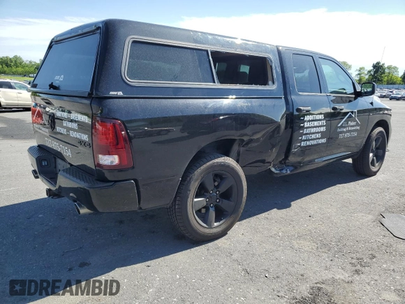 2014 Ram 1500 Express with VIN 1C6RR7FTXES388025, listed as a Copart auction lot 57968005 with 125,232 mi miles and Salvage title. Bid and sale history available at DreamBid. Image 3.