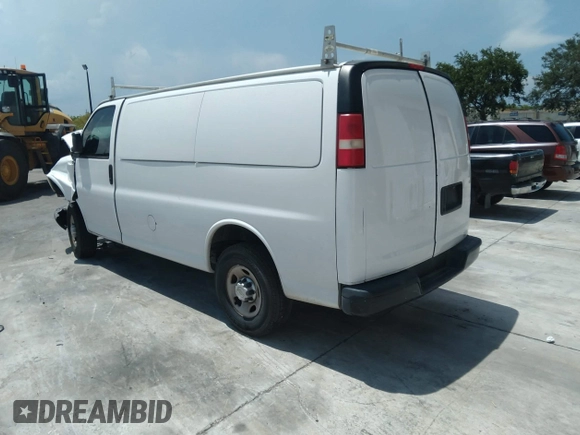2011 Chevrolet Express Cargo with VIN 1GCWGFBA7B1100172, listed as a IAAI auction lot 36996821 with Not provided miles and . Bid and sale history available at DreamBid. Image 3.