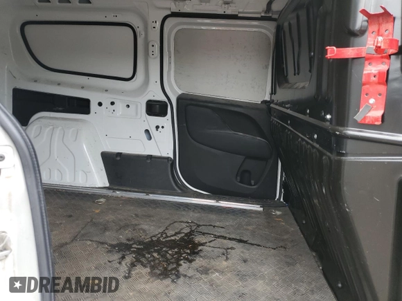 2015 Ram ProMaster City Cargo Tradesman with VIN ZFBERFAT5F6A72377, listed as a Copart auction lot 49512234 with 106,773 mi miles and Salvage Title. Bid and sale history available at carsss.com. Image 10.