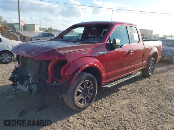 2017 Ford F-150 XL with VIN 1FTEX1CF6HFA57562, listed as a IAAI auction lot 41131686 with 80,985 mi miles. Bid and sale history available at carsss.com. Image 17.