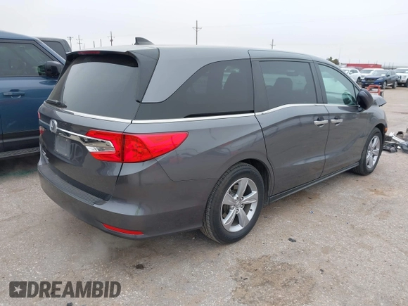 2020 Honda Odyssey EX-L with VIN 5FNRL6H77LB066781, listed as a IAAI auction lot 41501966 with 86,147 mi miles. Bid and sale history available at carsss.com. Image 4.