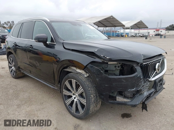 2022 Volvo XC90 Momentum with VIN YV4102PK5N1779708, listed as a IAAI auction lot 41805969 with 52,554 mi miles. Bid and sale history available at carsss.com. Image 1.