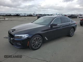 2018 BMW 5 Series 530i with VIN WBAJA5C51JWA38499, listed as a Copart auction lot 49150205 with 59,521 mi miles and Salvage Title. Bid and sale history available at carsss.com. Image 1.