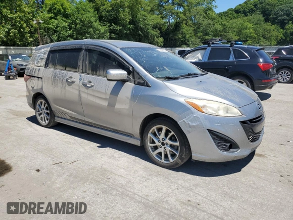 2012 Mazda 5 Touring with VIN JM1CW2CL2C0141959, listed as a Copart auction lot 61286614 with 171,189 mi miles and Salvage Title. Bid and sale history available at DreamBid. Image 4.