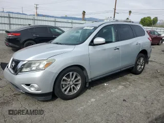 2015 Nissan Pathfinder SV z VIN 5N1AR2MN2FC723766, wystawiony jako Copart lot #47311005 z przebiegiem 119 360 mil mil oraz Szkoda całkowita • Salvage title. Historia ofert i sprzedaży dostępna na DreamBid. Obrazek 1.