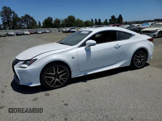 2017 Lexus RC 350 with VIN JTHHE5BC9H5016459, listed as a Copart auction lot 51806795 with 55,410 mi miles and Clean title. Bid and sale history available at DreamBid. Image 1.