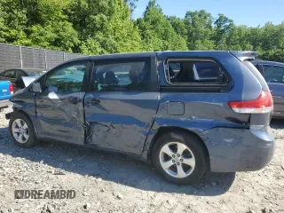 2013 Toyota Sienna L with VIN 5TDZK3DC7DS381775, listed as a Copart auction lot 57252145 with 221,160 mi miles and Salvage title. Bid and sale history available at DreamBid. Image 2.