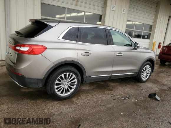 2017 Lincoln MKX Select with VIN 2LMPJ8KR8HBL20506, listed as a Copart auction lot 50027965 with 159,315 mi miles and Salvage Title. Bid and sale history available at carsss.com. Image 3.