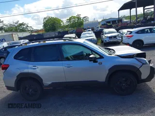 2023 Subaru Forester Wilderness with VIN JF2SKALC0PH447018, listed as a IAAI auction lot 42011074 with 21,553 mi miles and . Bid and sale history available at DreamBid. Image 13.