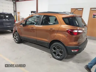 2018 Ford EcoSport SES with VIN MAJ6P1CL2JC170304, listed as a IAAI auction lot 40954855 with 112,012 mi miles and . Bid and sale history available at DreamBid. Image 3.