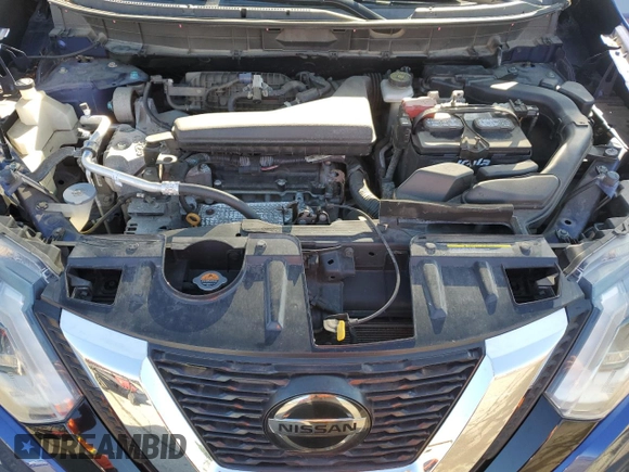 2019 Nissan Rogue SV with VIN KNMAT2MT3KP511594, listed as a Copart auction lot 50556355 with 110,924 mi miles and Salvage Title. Bid and sale history available at DreamBid. Image 12.