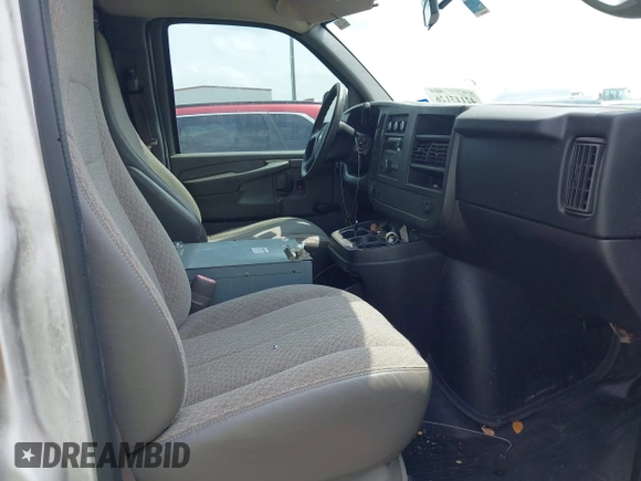 2013 Chevrolet Express Cargo Van with VIN 1GCWGFBAXD1168680, listed as a IAAI auction lot 42113126 with 162,376 mi miles. Bid and sale history available at carsss.com. Image 5.