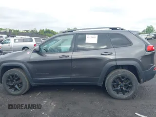2017 Jeep Cherokee Trailhawk with VIN 1C4PJMBS6HW577058, listed as a IAAI auction lot 42220033 with 111,623 mi miles and . Bid and sale history available at DreamBid. Image 14.