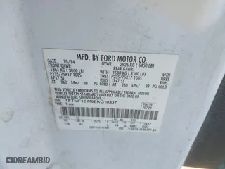 2014 Ford F-150 XL with VIN 1FTMF1CM6EKG10307, listed as a IAAI auction lot 41749365 with 32,939 mi miles. Bid and sale history available at carsss.com. Image 9.