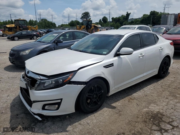 2015 Kia Optima LX with VIN KNAGM4A78F5596618, listed as a Copart auction lot 63429614 with 79,839 mi miles and Salvage Title. Bid and sale history available at carsss.com. Image 1.
