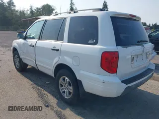 2005 Honda Pilot EX-L z VIN 2HKYF18515H524324, wystawiony jako IAAI lot #42572377 z przebiegiem 248 899 mil mil oraz . Historia ofert i sprzedaży dostępna na DreamBid. Obrazek 3.