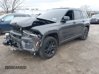 2024 Jeep Grand Cherokee z VIN 1C4RJYB6XR8955858, wystawiony jako IAAI lot #41724210 z przebiegiem Nie podano mil oraz . Historia ofert i sprzedaży dostępna na DreamBid. Obrazek 2.