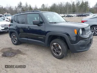 2017 Jeep Renegade Sport with VIN ZACCJBAB7HPF86630, listed as a IAAI auction lot 41690199 with 87,365 mi miles and . Bid and sale history available at carsss.com. Image 1.