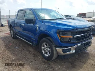 2024 Ford F-150 XLT with VIN 1FTFW3LD1RFA35598, listed as a IAAI auction lot 42087496 with 43,786 mi miles. Bid and sale history available at carsss.com. Image 1.