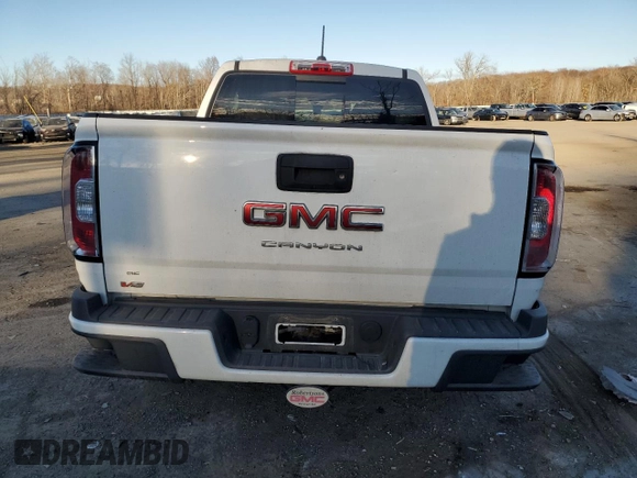 2021 GMC Canyon 4WD Elevation with VIN 1GTG6CEN5M1183804, listed as a Copart auction lot 81024784 with 0 mi miles and Salvage Title. Bid and sale history available at carsss.com. Image 6.