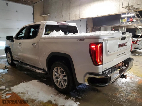 2019 GMC Sierra 1500 SLT with VIN 1GTU9DEL9KZ194043, listed as a Copart auction lot 87846955 with 63,699 mi miles and Salvage Title. Bid and sale history available at carsss.com. Image 2.