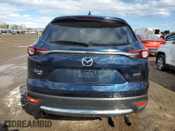 2023 Mazda CX-9 Touring with VIN JM3TCBDY6P0648749, listed as a Copart auction lot 44517295 with 38,492 mi miles and Clean Title. Bid and sale history available at carsss.com. Image 6.