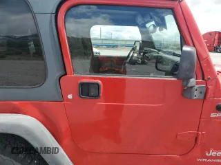 2003 Jeep Wrangler Sport with VIN 1J4FA49S83P369892, listed as a Copart auction lot 56536745 with 182,535 mi miles and Salvage title. Bid and sale history available at DreamBid. Image 11.