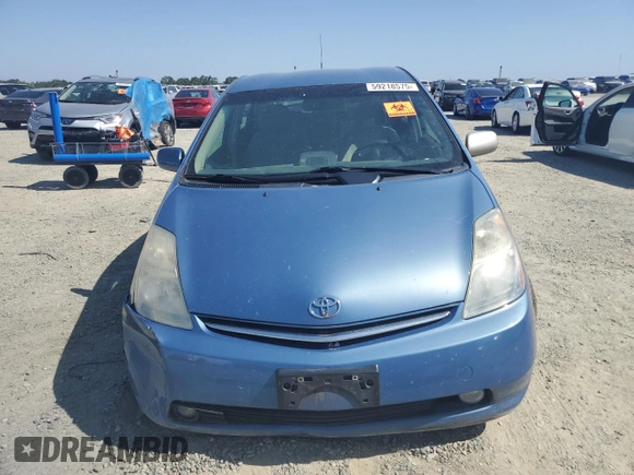 2006 Toyota Prius z VIN JTDKB20U167517552, wystawiony jako Copart lot #59218575 z przebiegiem Nie podano mil oraz Szkoda całkowita • Salvage title. Historia ofert i sprzedaży dostępna na DreamBid. Obrazek 5.