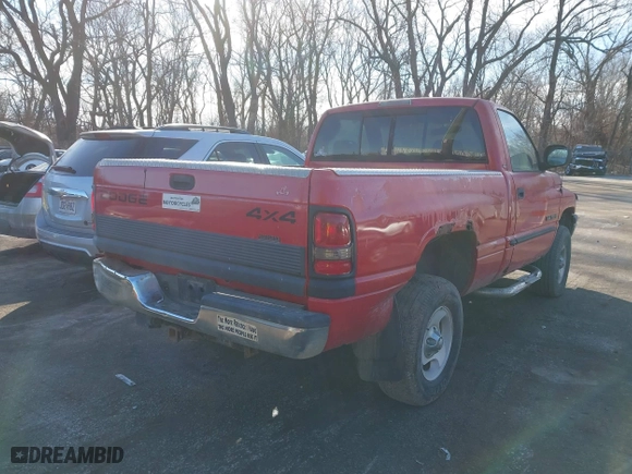 2001 Dodge Ram 1500 with VIN 1B7HF16Z11S675472, listed as a IAAI auction lot 41651771 with 292,194 mi miles. Bid and sale history available at carsss.com. Image 4.