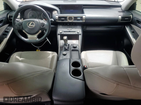 2015 Lexus IS 250 with VIN JTHBF1D21F5050392, listed as a Copart auction lot 63562215 with 101,942 mi miles and Salvage title. Bid and sale history available at DreamBid. Image 8.