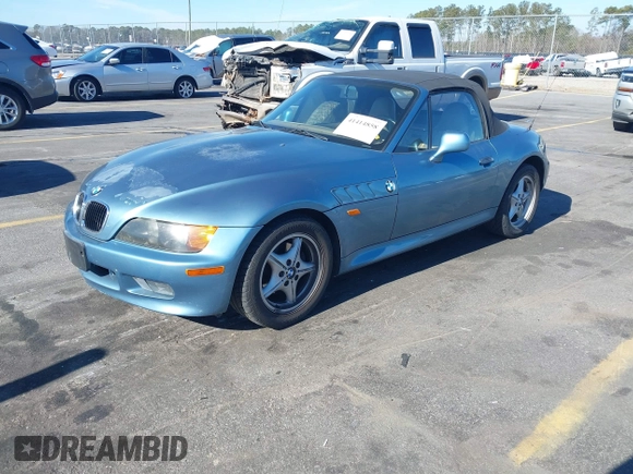 1996 BMW 3 Series Z3 1.9 with VIN 4USCH7320TLB75621, listed as a IAAI auction lot 41414858 with 96,609 mi miles and . Bid and sale history available at carsss.com. Image 2.
