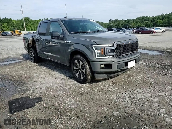 2020 Ford F-150 XL with VIN 1FTEW1CP3LFA33644, listed as a Copart auction lot 57151375 with 125,885 mi miles and Salvage title. Bid and sale history available at DreamBid. Image 13.