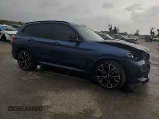 2020 BMW X3 M Competition with VIN 5YMTS0C06LLT11106, listed as a Copart auction lot 72803964 with 49,679 mi miles and Salvage Title. Bid and sale history available at carsss.com. Image 4.