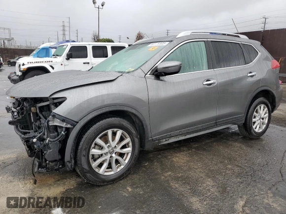 2020 Nissan Rogue SV with VIN JN8AT2MT0LW007628, listed as a Copart auction lot 44175505 with 81,579 mi miles and Salvage Title. Bid and sale history available at carsss.com. Image 1.