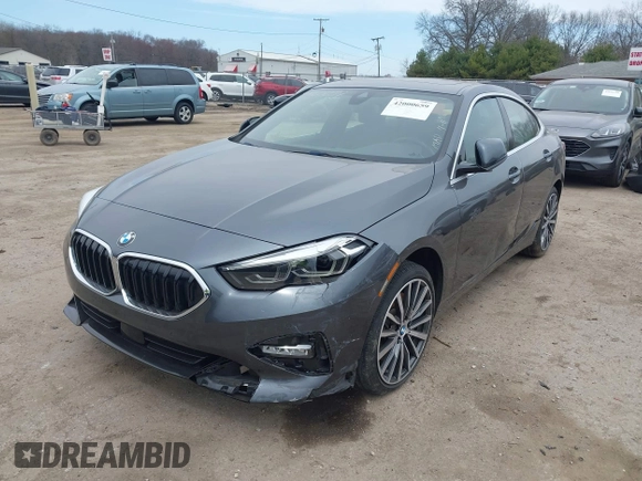 2020 BMW 2 Series 228i xDrive with VIN WBA73AK06L7F52011, listed as a IAAI auction lot 42000659 with 34,053 mi miles and . Bid and sale history available at DreamBid. Image 6.