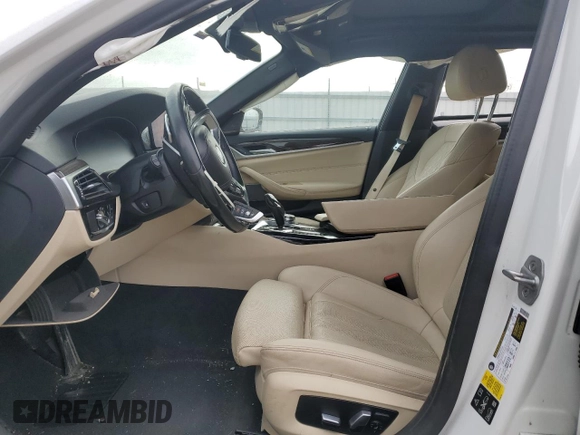 2021 BMW 5 Series 530i xDrive with VIN WBA13BJ00MWX25684, listed as a Copart auction lot 89395415 with 74,907 mi miles and Salvage Title. Bid and sale history available at DreamBid. Image 7.
