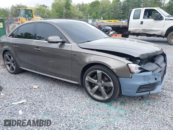 2014 Audi A4 Premium Plus z VIN WAUFFAFL7EN006692, wystawiony jako IAAI lot #42354027 z przebiegiem 99 560 mil mil oraz . Historia ofert i sprzedaży dostępna na DreamBid. Obrazek 1.