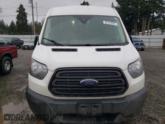 2017 Ford Transit with VIN 1FTYR1CM1HKB21407, listed as a Copart auction lot 43131025 with 161,591 mi miles and Salvage Title. Bid and sale history available at DreamBid. Image 5.