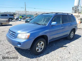 2005 Toyota Highlander with VIN JTEHD21A250037810, listed as a IAAI auction lot 42010190 with 181,645 mi miles. Bid and sale history available at carsss.com. Image 2.